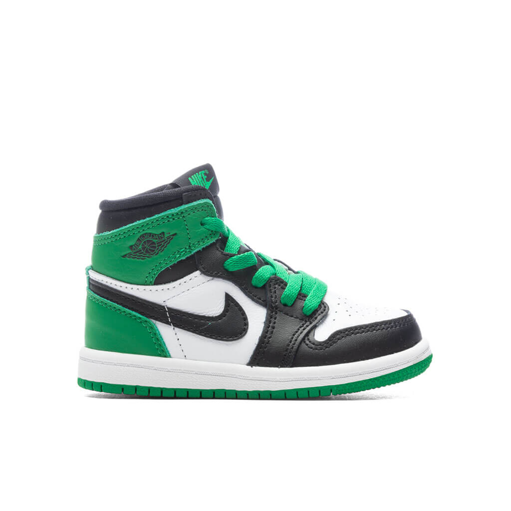 Air Jordan 1 Retro High OG (TD) - Black/Lucky Green/White