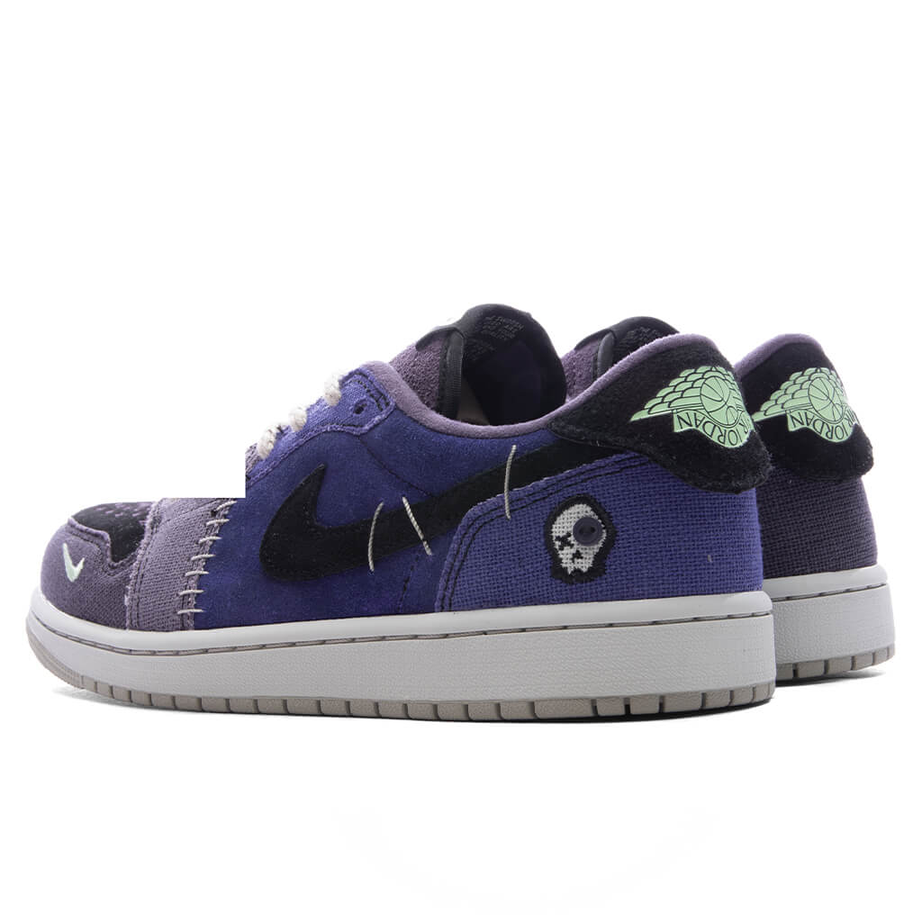 Air Jordan 1 Retro Low OG x Zion Williamson 'Voodoo Alternate' - Regency Purple/Vapor Green/Dark Raisin