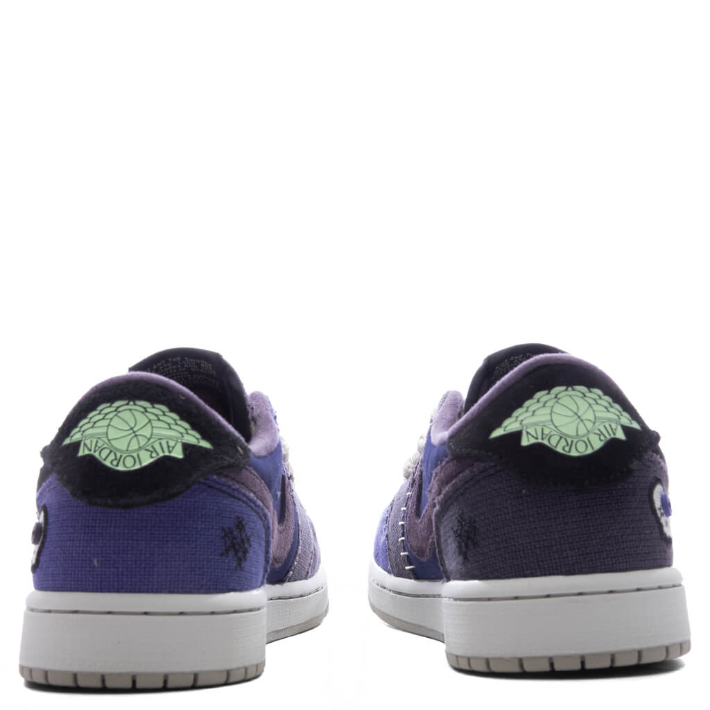 Air Jordan 1 Retro Low OG x Zion Williamson 'Voodoo Alternate' - Regency Purple/Vapor Green/Dark Raisin