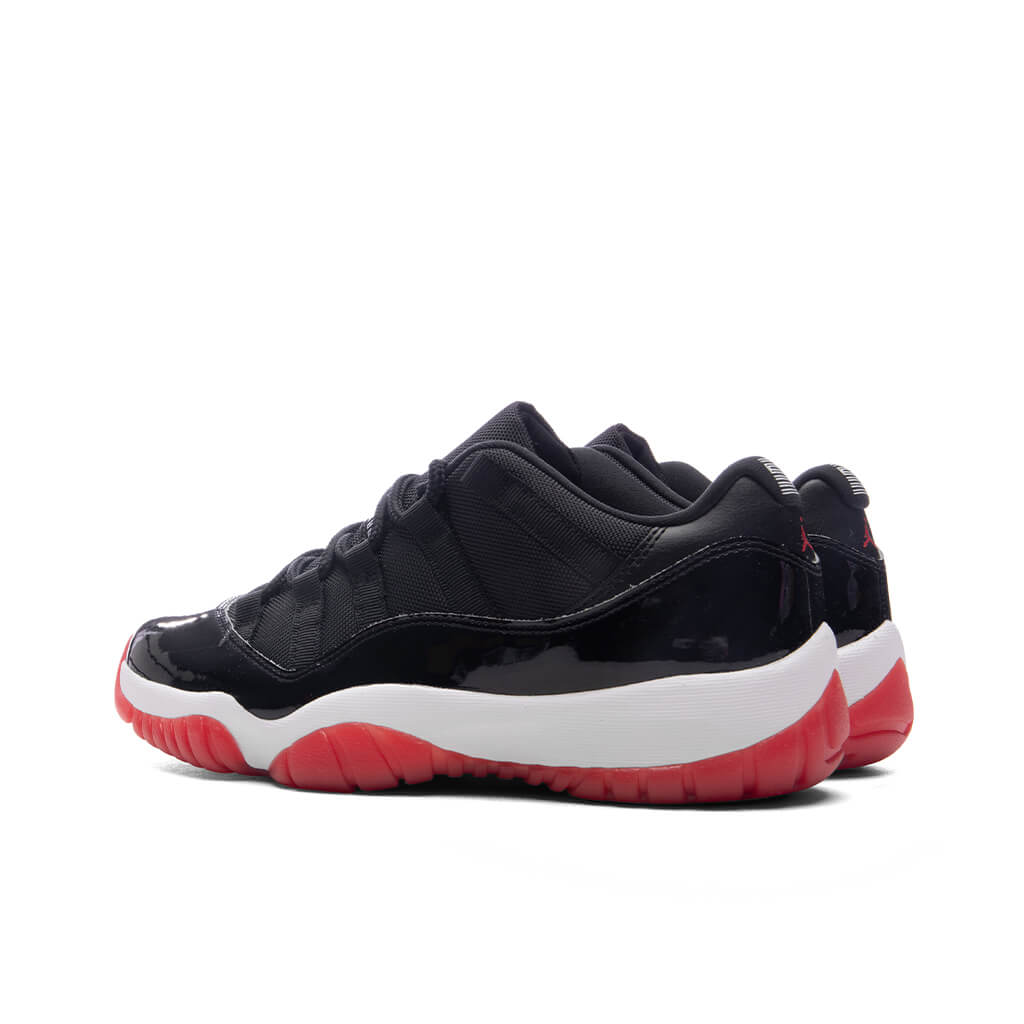 Air Jordan 11 Retro Low 'Bred' (PS) - Black/Varsity Red/White