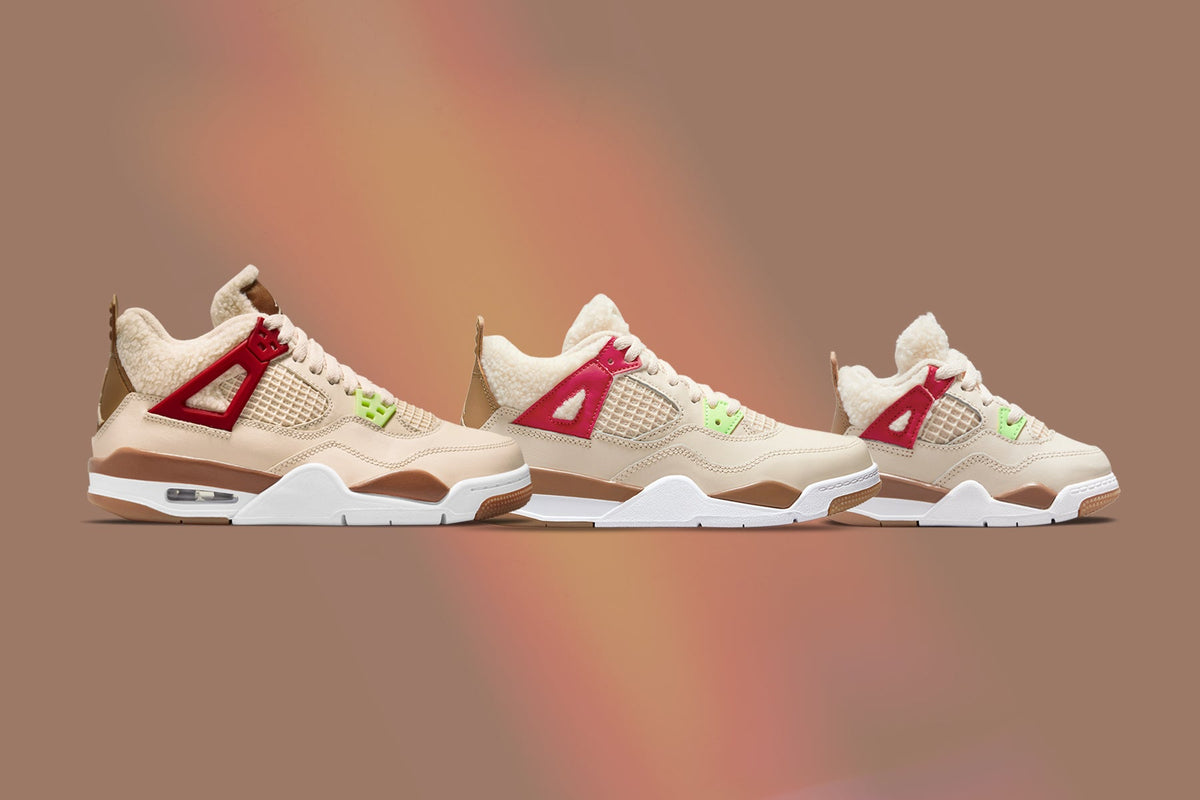 Air Jordan 4 Retro (PS) - Pearl White/Dark Driftwood