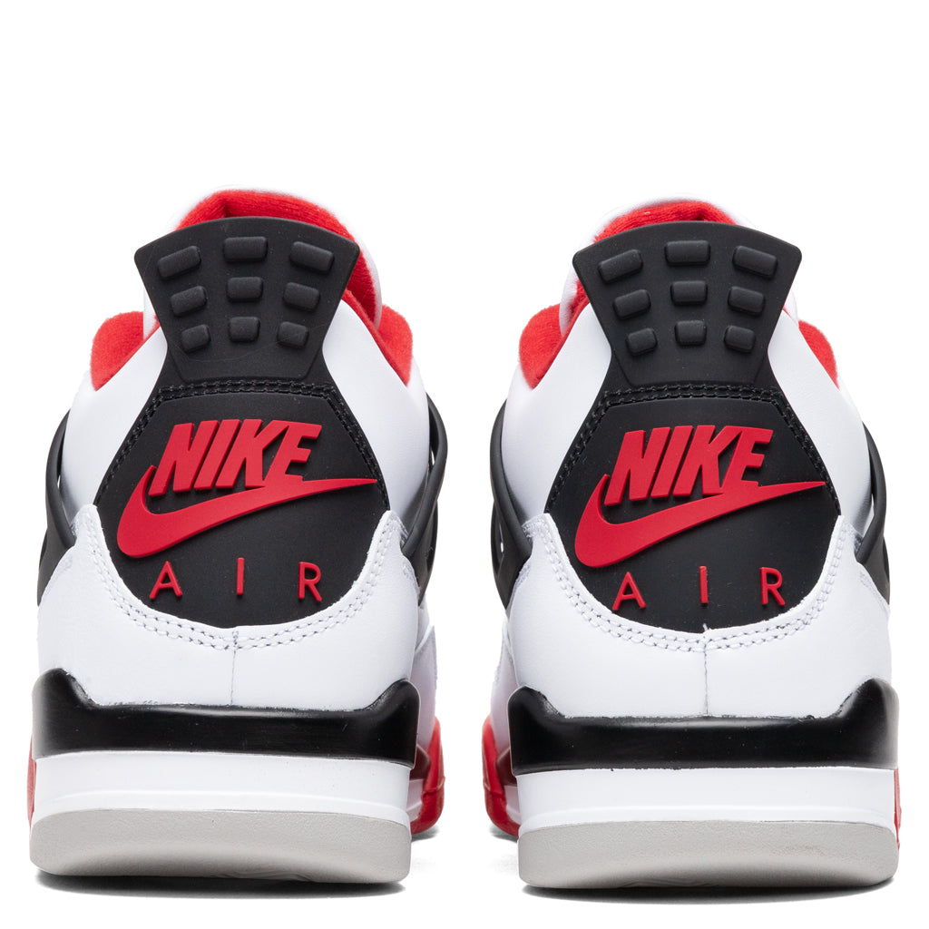 Air Jordan 4 Retro "Fire Red" - White/Black