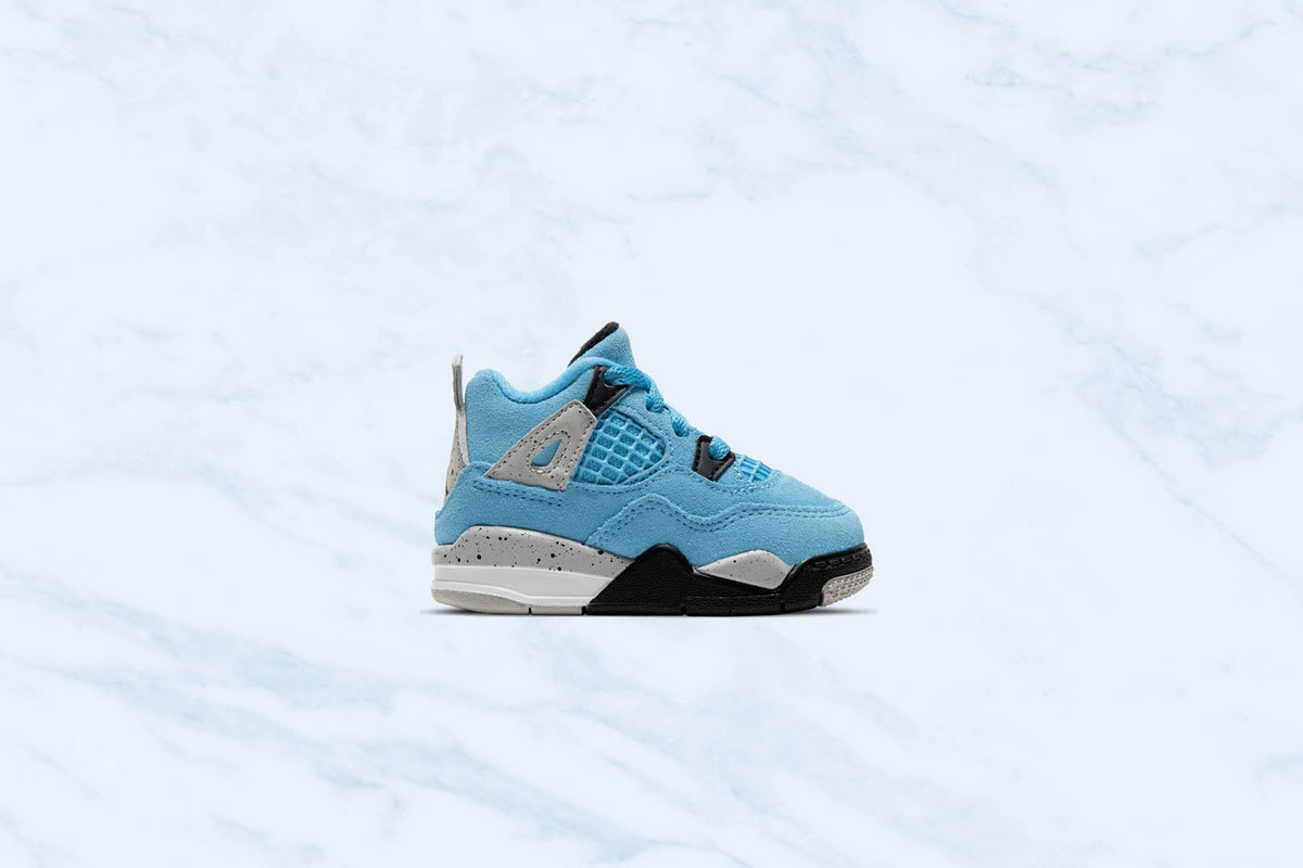 Air Jordan 4 Retro (TD) - University Blue/Tech Grey