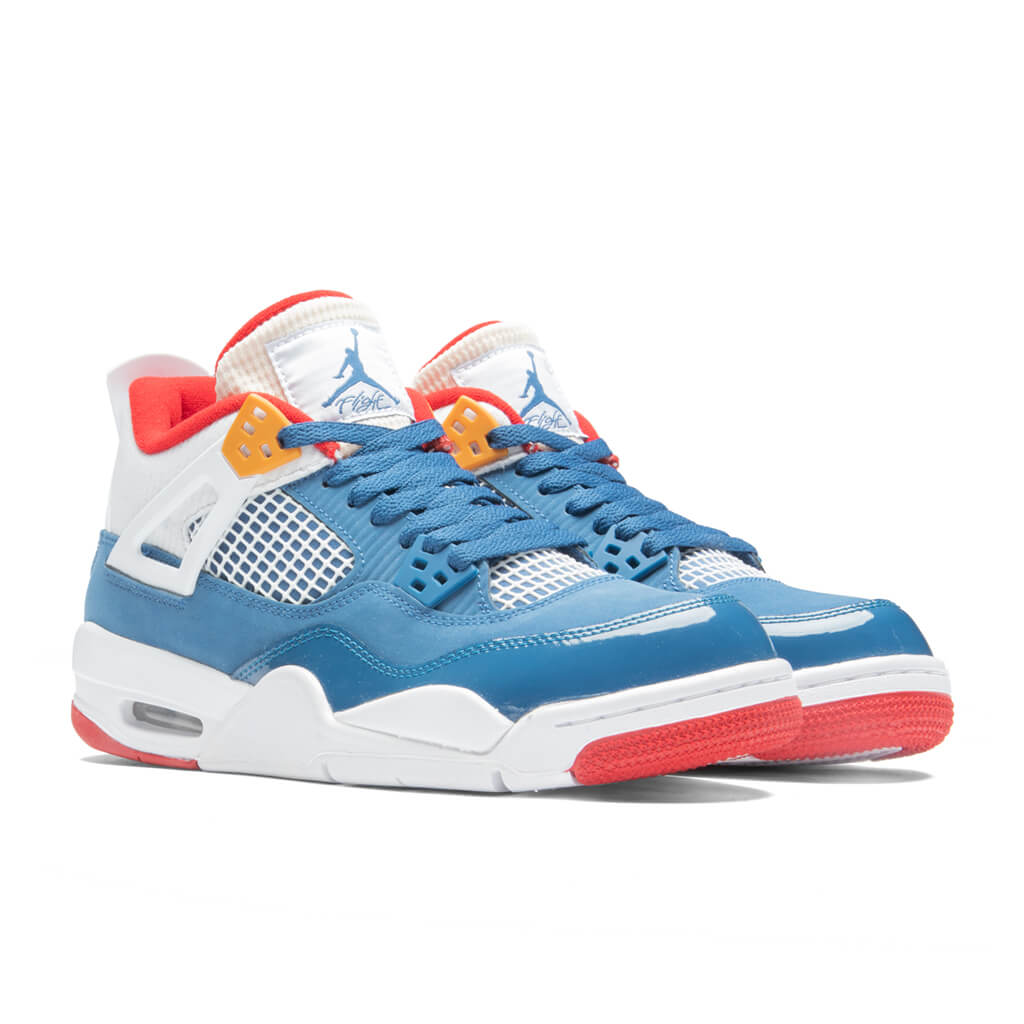 Air Jordan 4 Retro (GS) Messy Room - French Blue/White