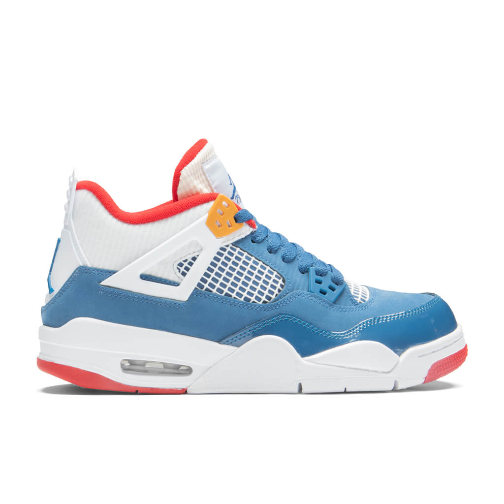 Air Jordan 4 Retro (GS) Messy Room - French Blue/White