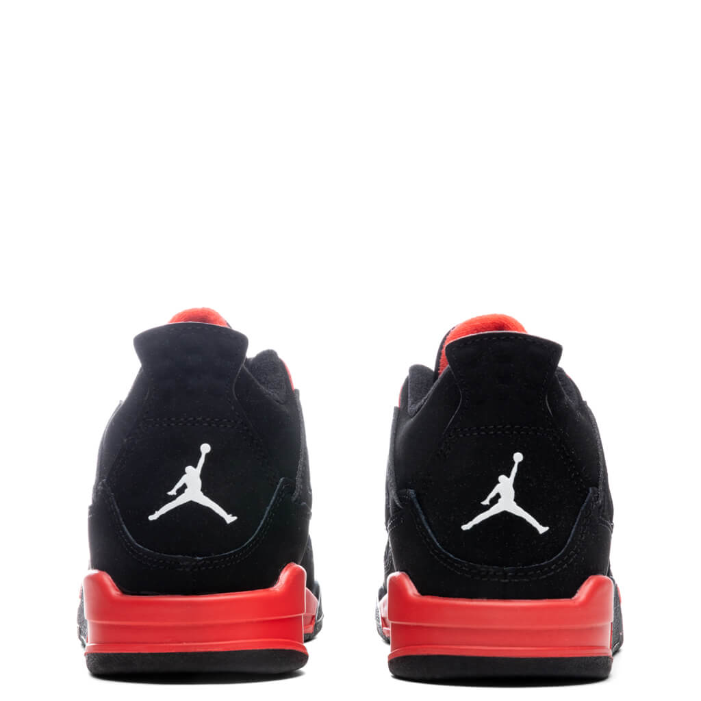 Air Jordan 4 Retro (PS) "Red Thunder" - Black/Red