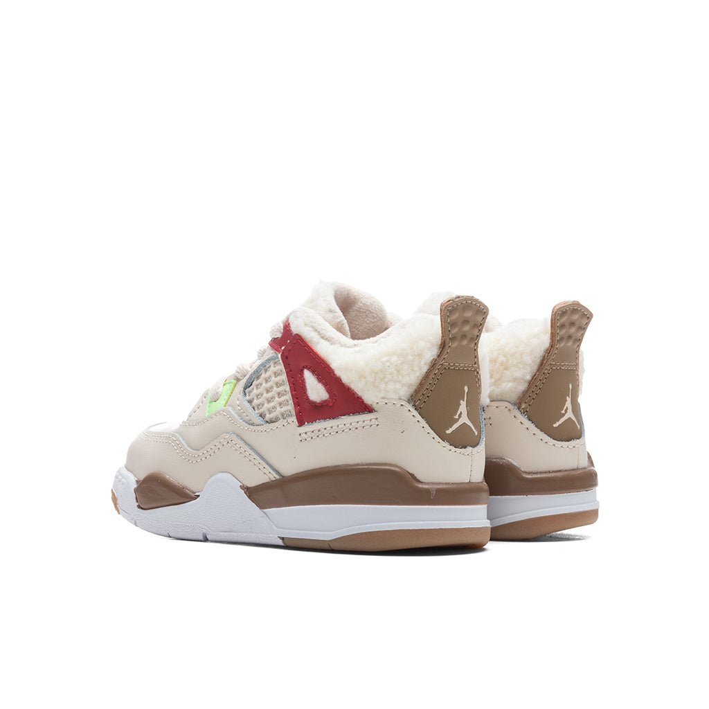 Air Jordan 4 Retro (TD) - Pearl White/Dark Driftwood