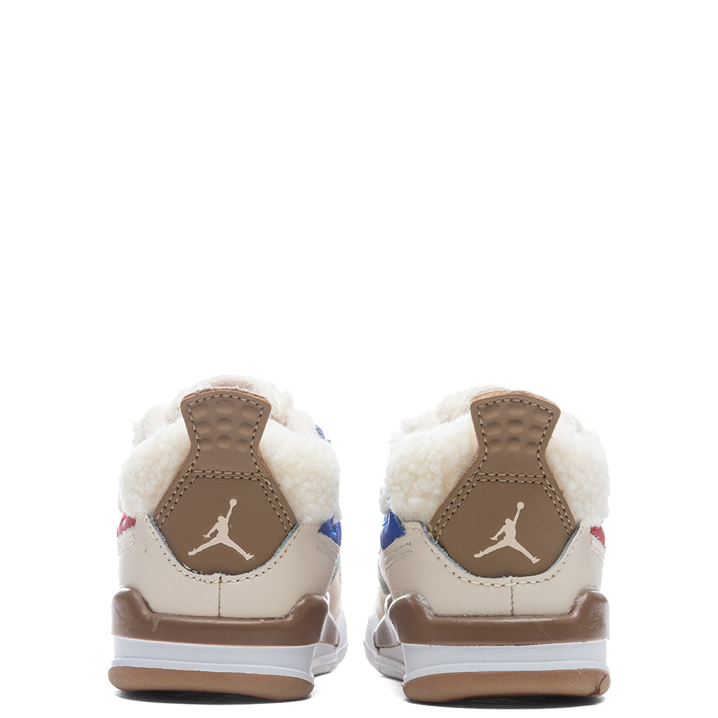 Air Jordan 4 Retro (TD) - Pearl White/Dark Driftwood