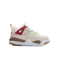 Air Jordan 4 Retro (TD) - Pearl White/Dark Driftwood