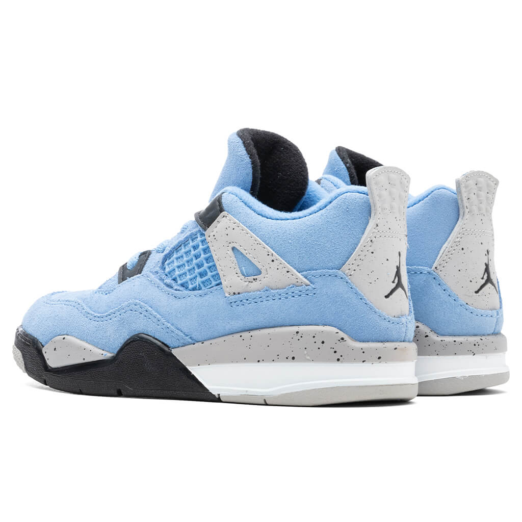 Air Jordan 4 Retro (TD) - University Blue/Tech Grey