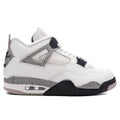 Air Jordan 4 Retro 'White Cement' - Summit White/Fire Red/Cement Grey/Black