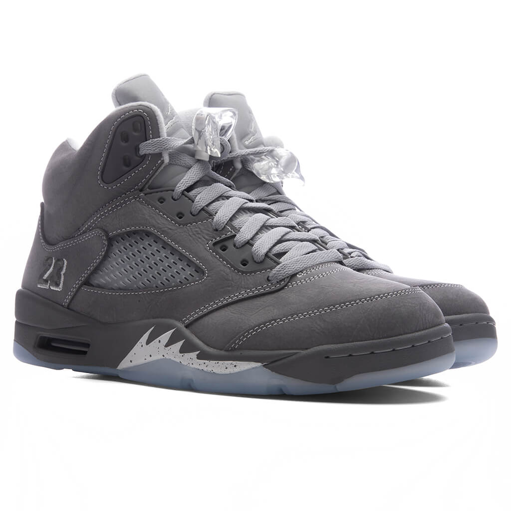 Air Jordan 5 Retro 'Wolf Grey' - Light Graphite/White/Wolf Grey