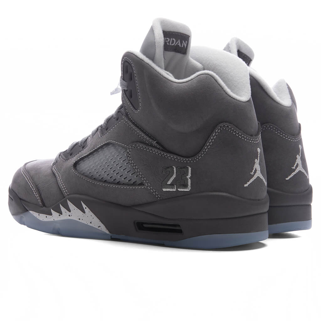 Air Jordan 5 Retro 'Wolf Grey' - Light Graphite/White/Wolf Grey