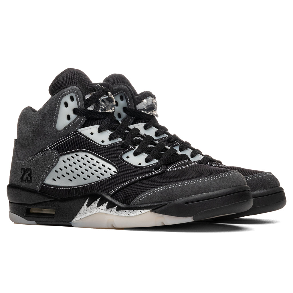 Air Jordan 5 Retro "Anthracite" - Black/Wolf Grey