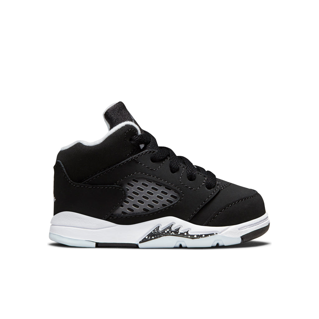 Air Jordan 5 Retro (TD) 'Oreo' - Black/Cool Grey