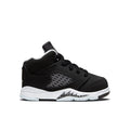 Air Jordan 5 Retro (TD) 'Oreo' - Black/Cool Grey