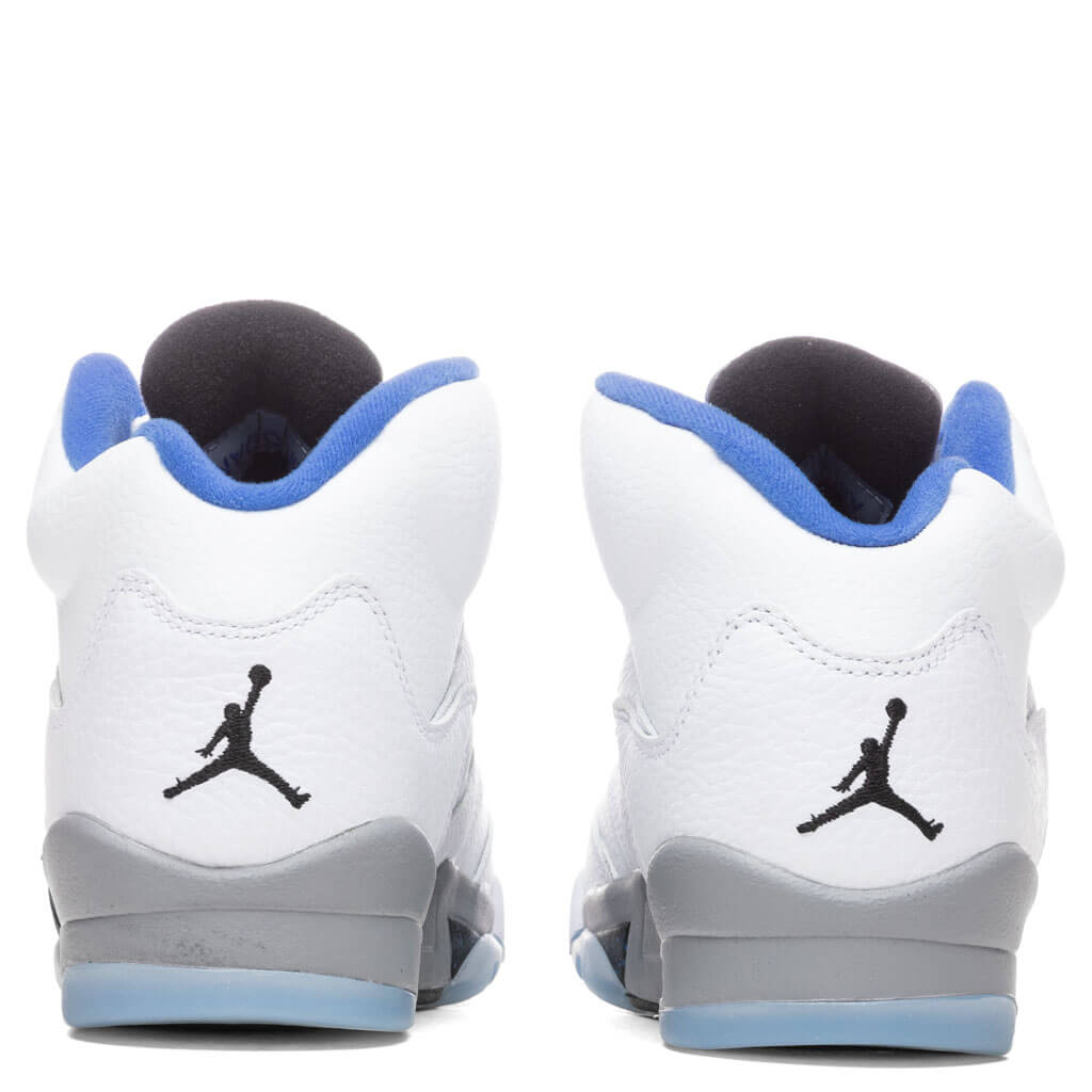 Air Jordan 5 Retro (GS) - White/Hyper Royal