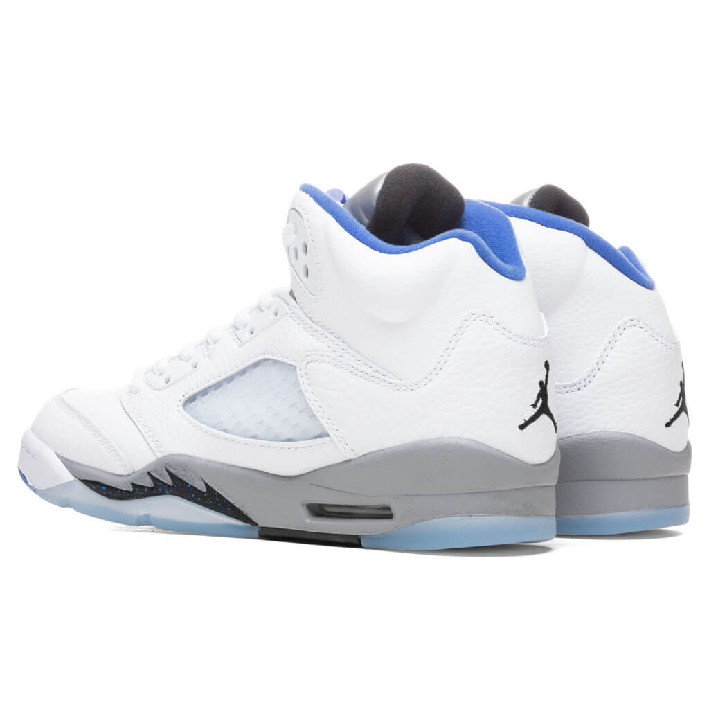 Air Jordan 5 Retro (GS) - White/Hyper Royal