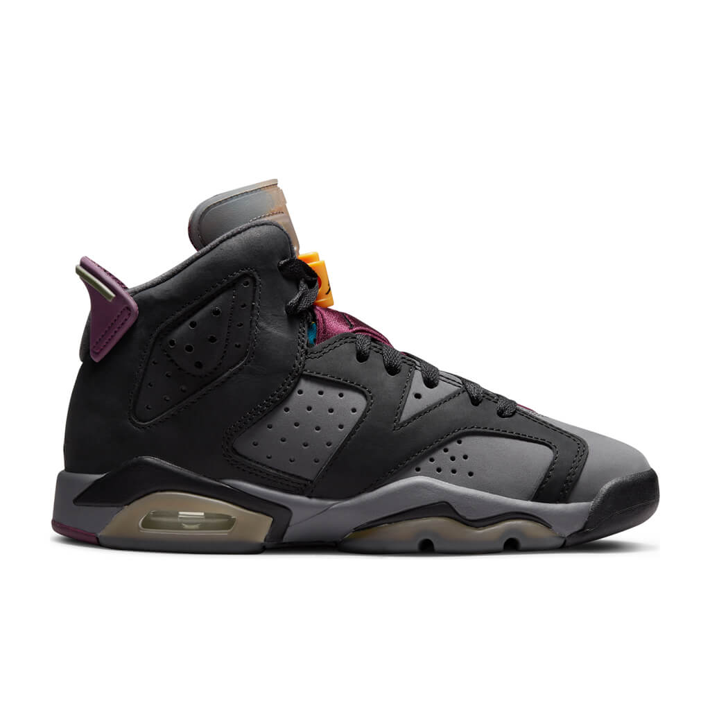 Air Jordan 6 Retro (GS) 'Bordeaux' - Black/Bordeaux/Light Graphite