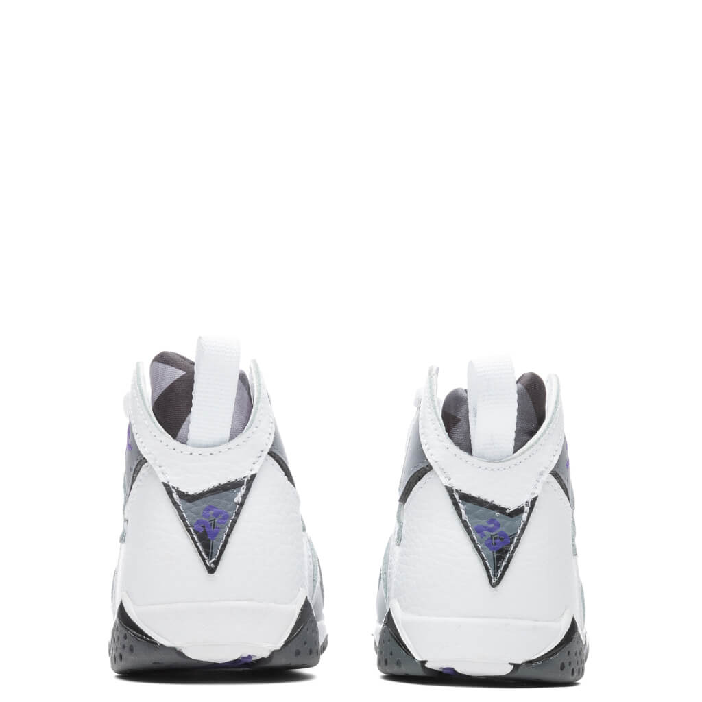 Air Jordan 7 Retro (TD) "Flint" - White/Varsity Purple