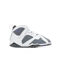 Air Jordan 7 Retro (TD) "Flint" - White/Varsity Purple