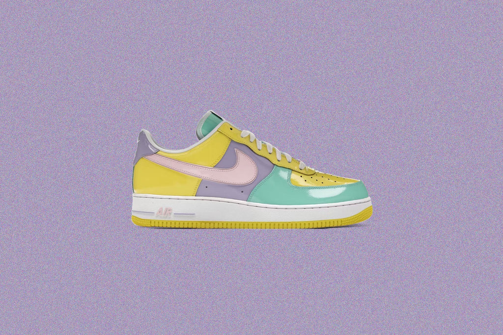 Air Force 1 '07 'Easter' - Yellow Pulse/Pink Foam/Hydrangeas