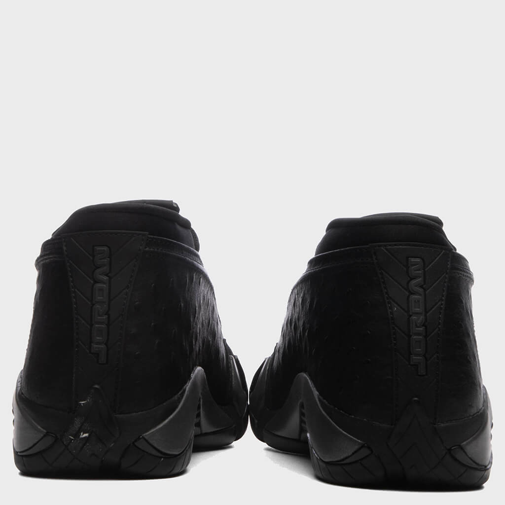 Air Jordan 14 Retro Low 'Black Pack' - Black/Medium Ash