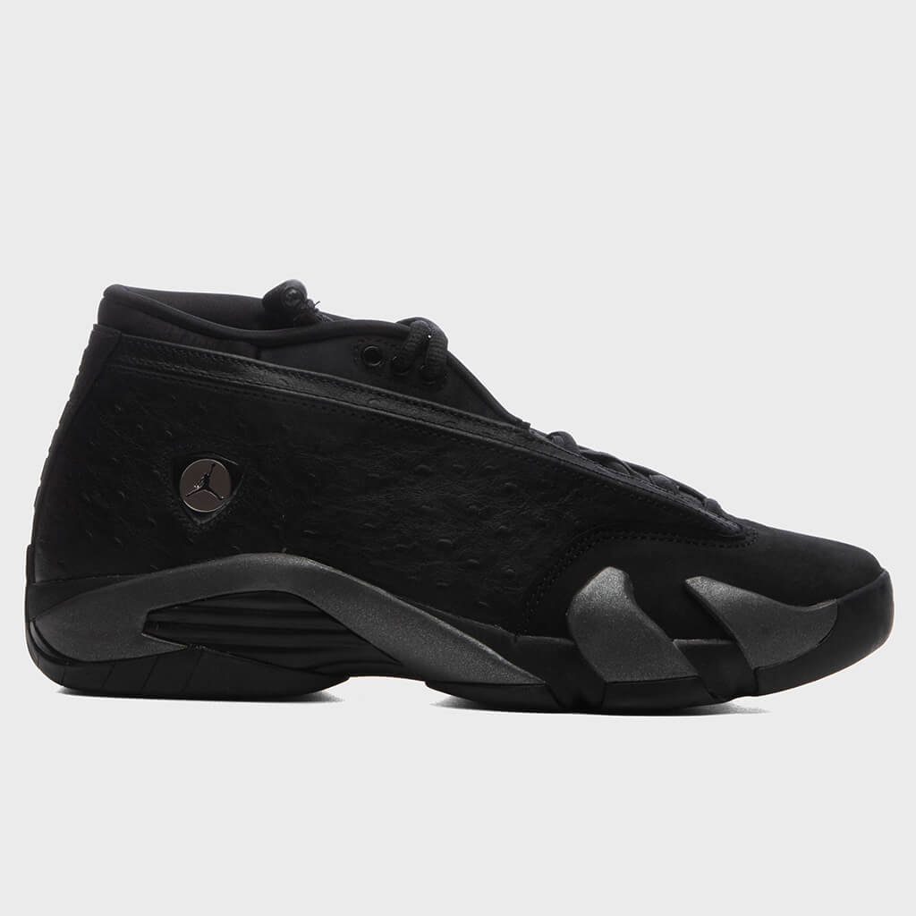 Air Jordan 14 Retro Low 'Black Pack' - Black/Medium Ash