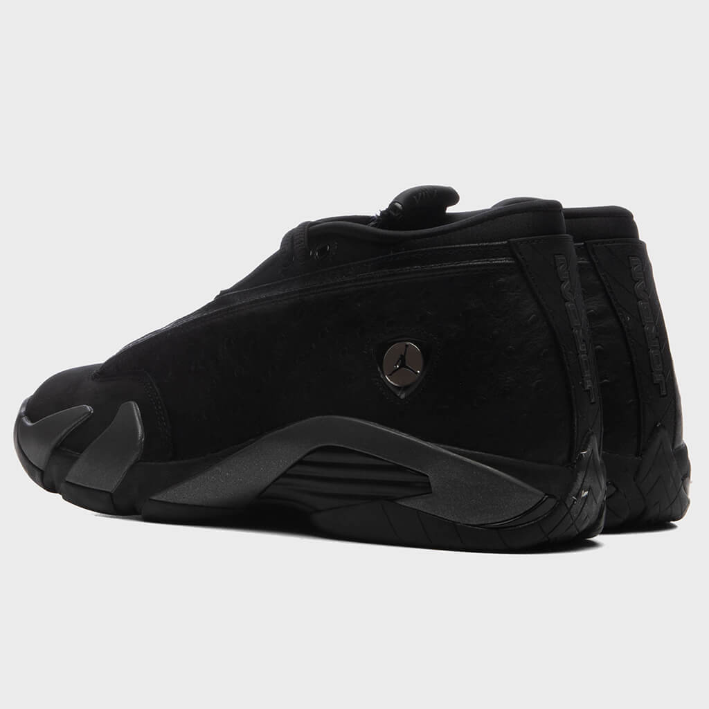 Air Jordan 14 Retro Low 'Black Pack' - Black/Medium Ash
