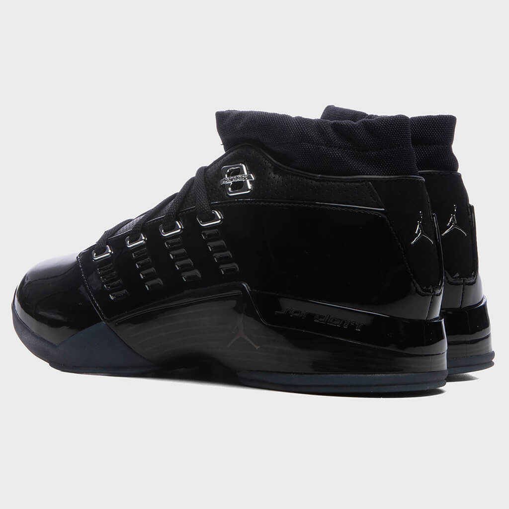 17 Low SP 'Black Patent' - Black/Metallic Silver