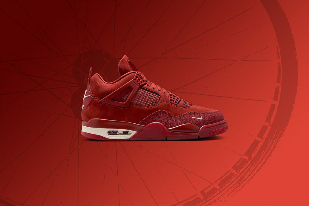 Air Jordan 4 Retro x Nigel Sylvester 'Brick by Brick' - Firewood Orange/Sail/Cinnabar