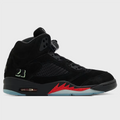 Air Jordan 5 Retro 'Halloween' - Black/Black/Picante Red/Glow In The Dark