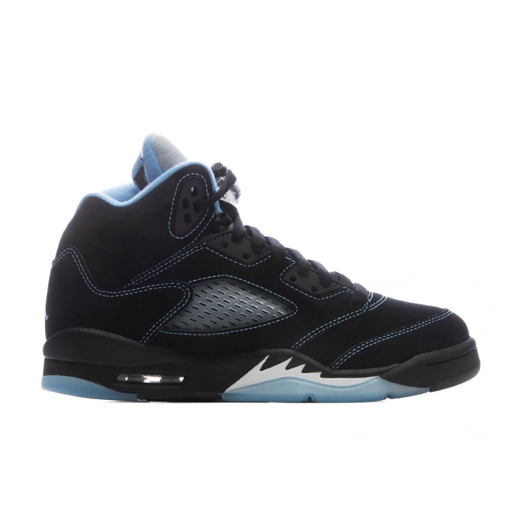 Air Jordan 5 Retro 'Black Carolina' (GS) - Black/Multi