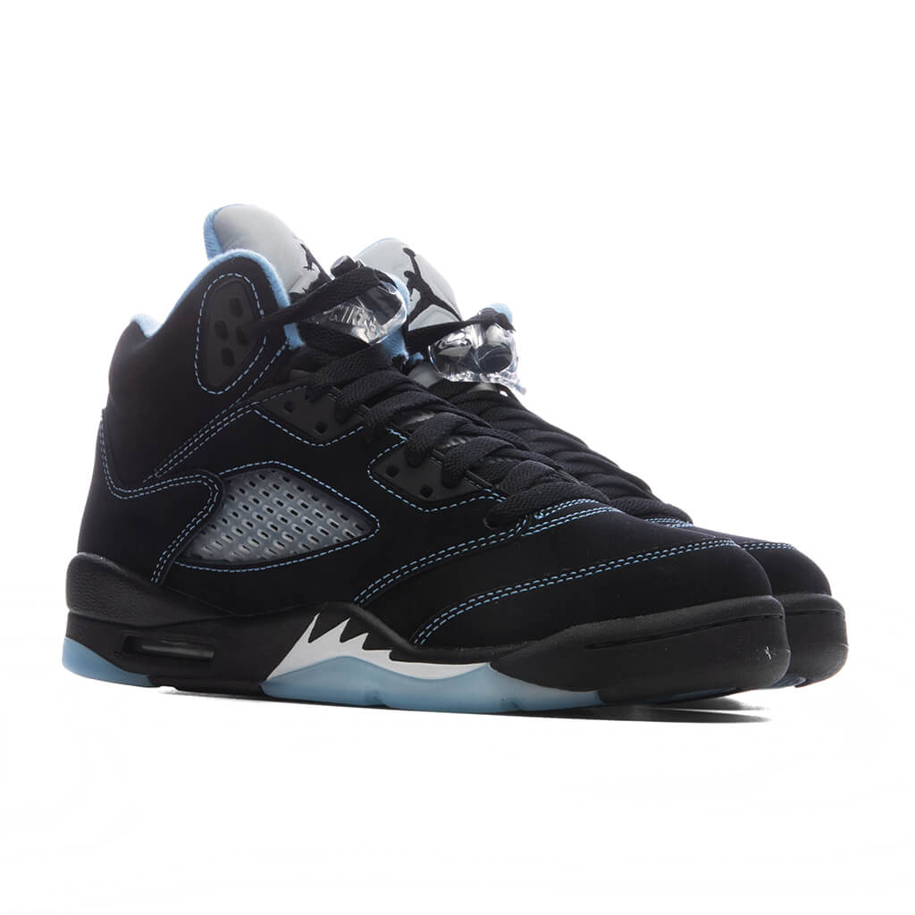 Air Jordan 5 Retro 'Black Carolina' (GS) - Black/Multi
