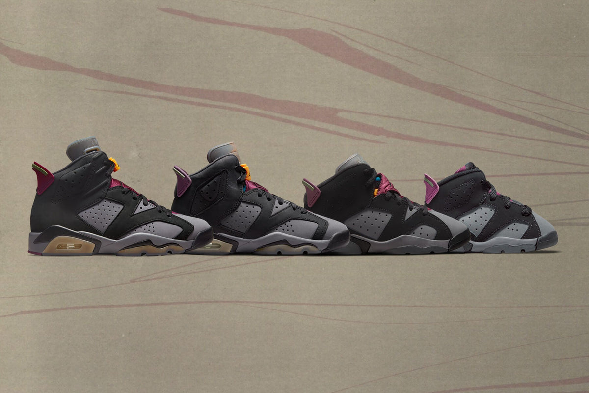 Air Jordan 6 Retro (TD) 'Bordeaux'  - Black/Bordeaux/Light Graphite