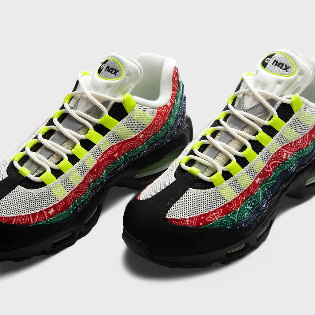 Air Max 95 Big Bubble - Sail/Volt/University Red/Sport Green