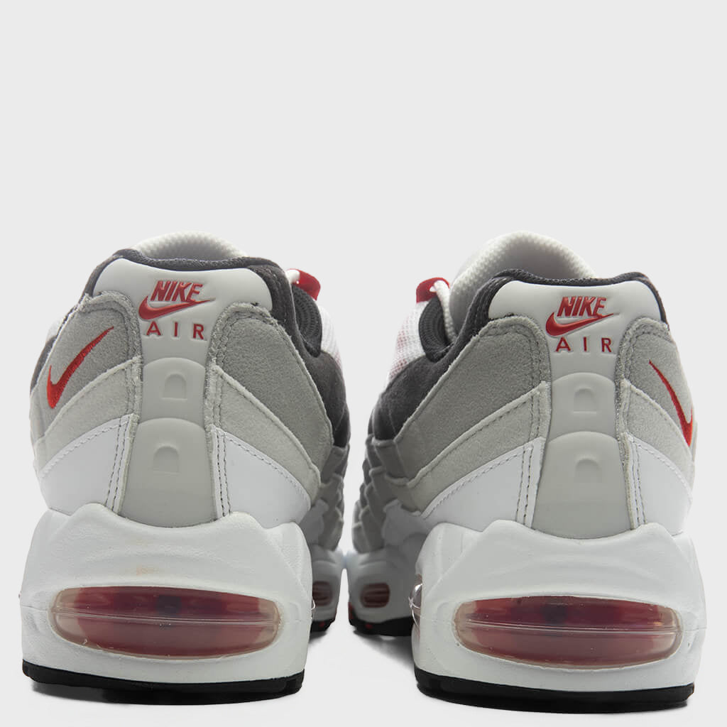 Air Max 95 Big Bubble Premium 'Comet Red' - White/Comet Red/Neutral Grey/Medium Grey