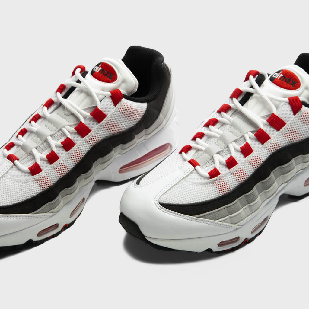 Air Max 95 Big Bubble Premium 'Comet Red' - White/Comet Red/Neutral Grey/Medium Grey