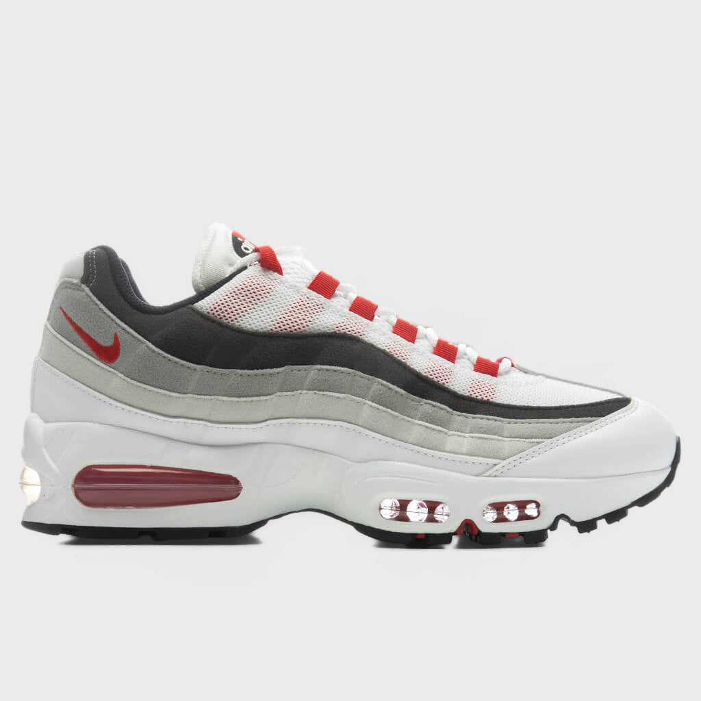 Air Max 95 Big Bubble Premium 'Comet Red' - White/Comet Red/Neutral Grey/Medium Grey