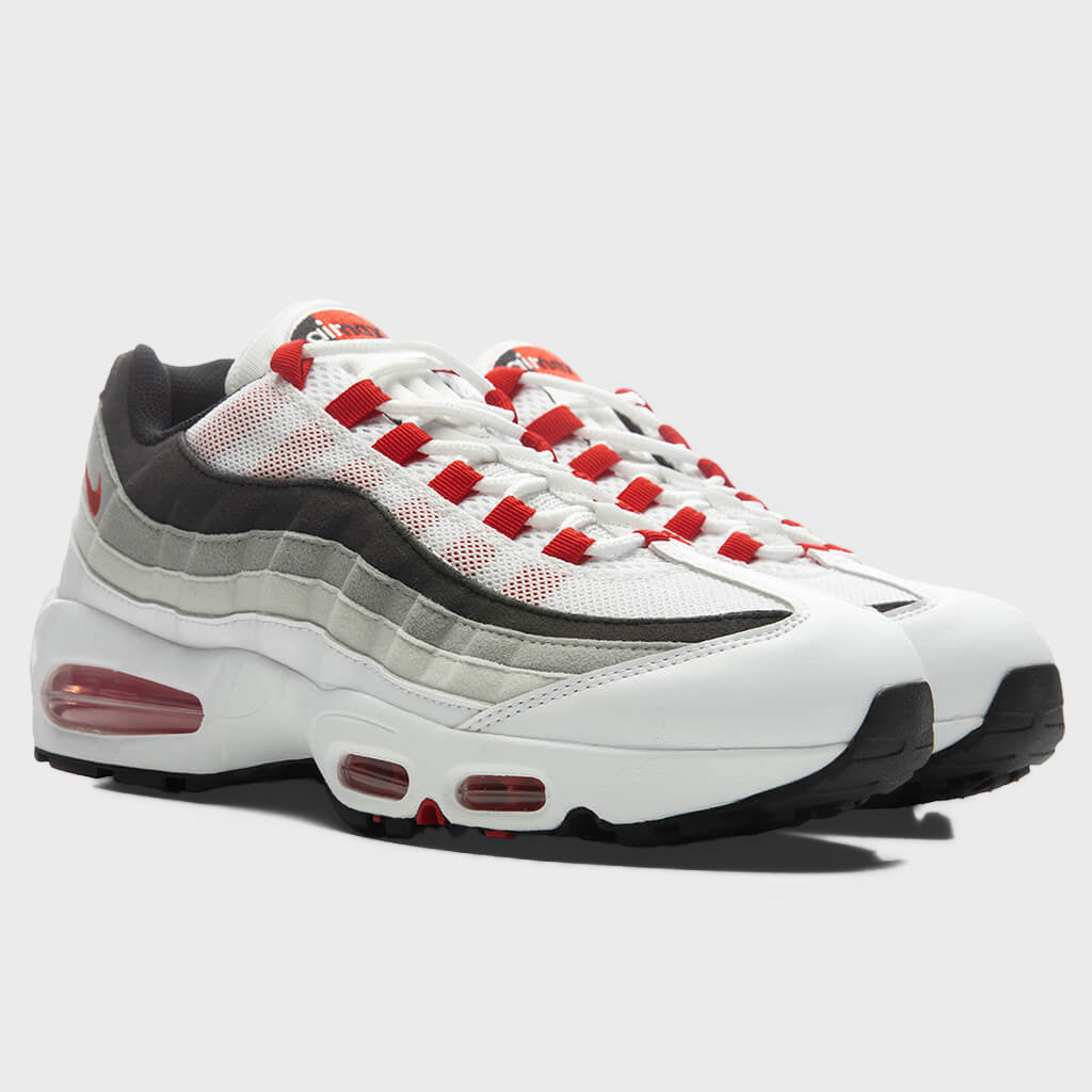 Air Max 95 Big Bubble Premium 'Comet Red' - White/Comet Red/Neutral Grey/Medium Grey