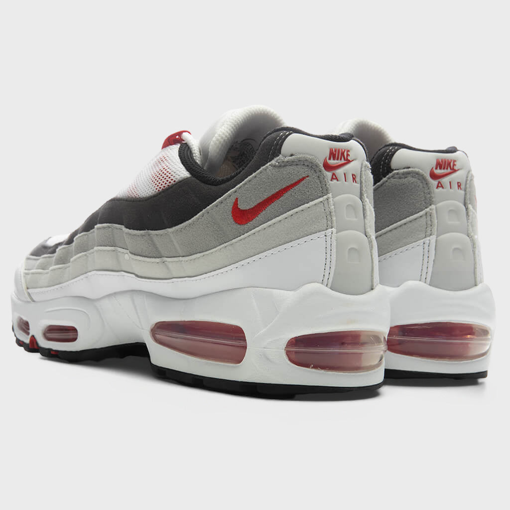 Air Max 95 Big Bubble Premium 'Comet Red' - White/Comet Red/Neutral Grey/Medium Grey