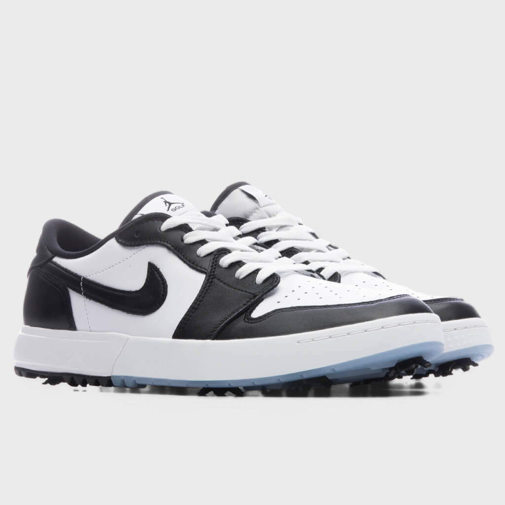 Air Jordan 1 Low G Spiked - White/Black/White