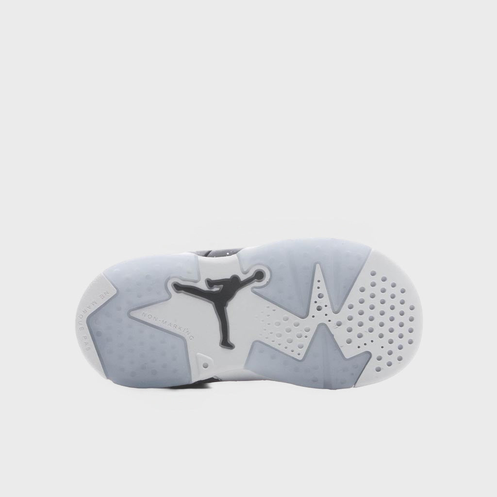 Air Jordan 6 Retro 'Oreo' (TD) - White/Black/Light Aqua