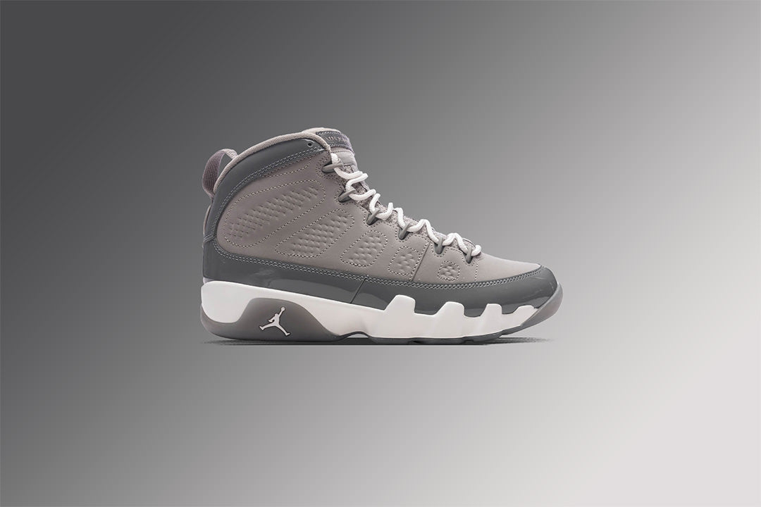 Air Jordan 9 Retro 'Cool Grey' - Medium Grey/Cool Grey/White