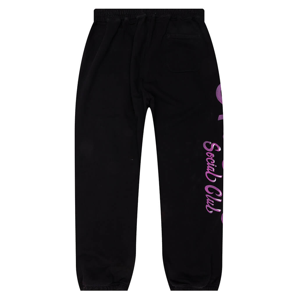 Airbrush Mind Games Sweats - Black