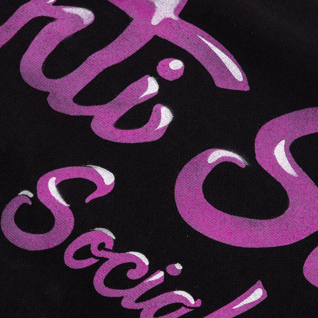 Airbrush Mind Games Sweats - Black