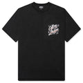 Airbrush Call My Lawyer T-Shirt - Washed Black