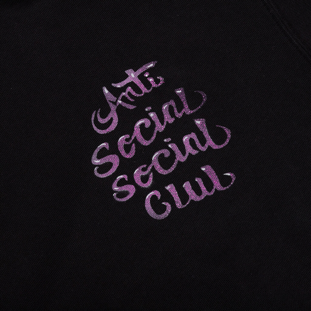 Airbrushed Hoodie - Black