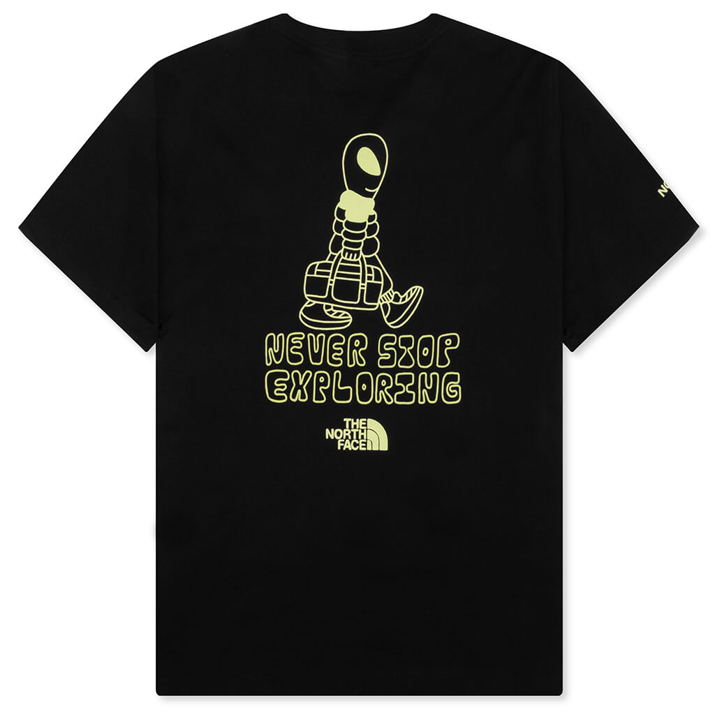 Alien Relaxed S/S Graphic Tee - Black