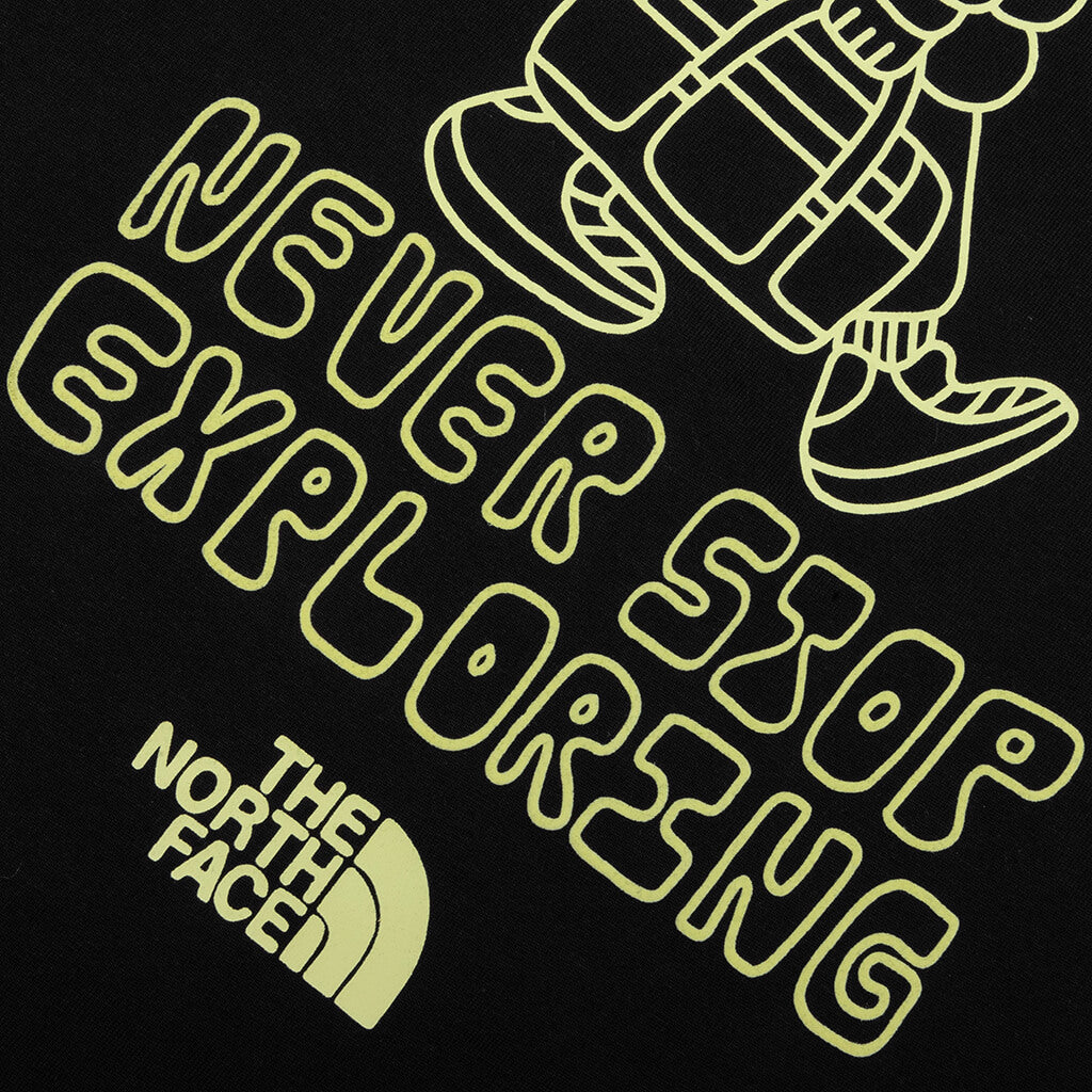 Alien Relaxed S/S Graphic Tee - Black